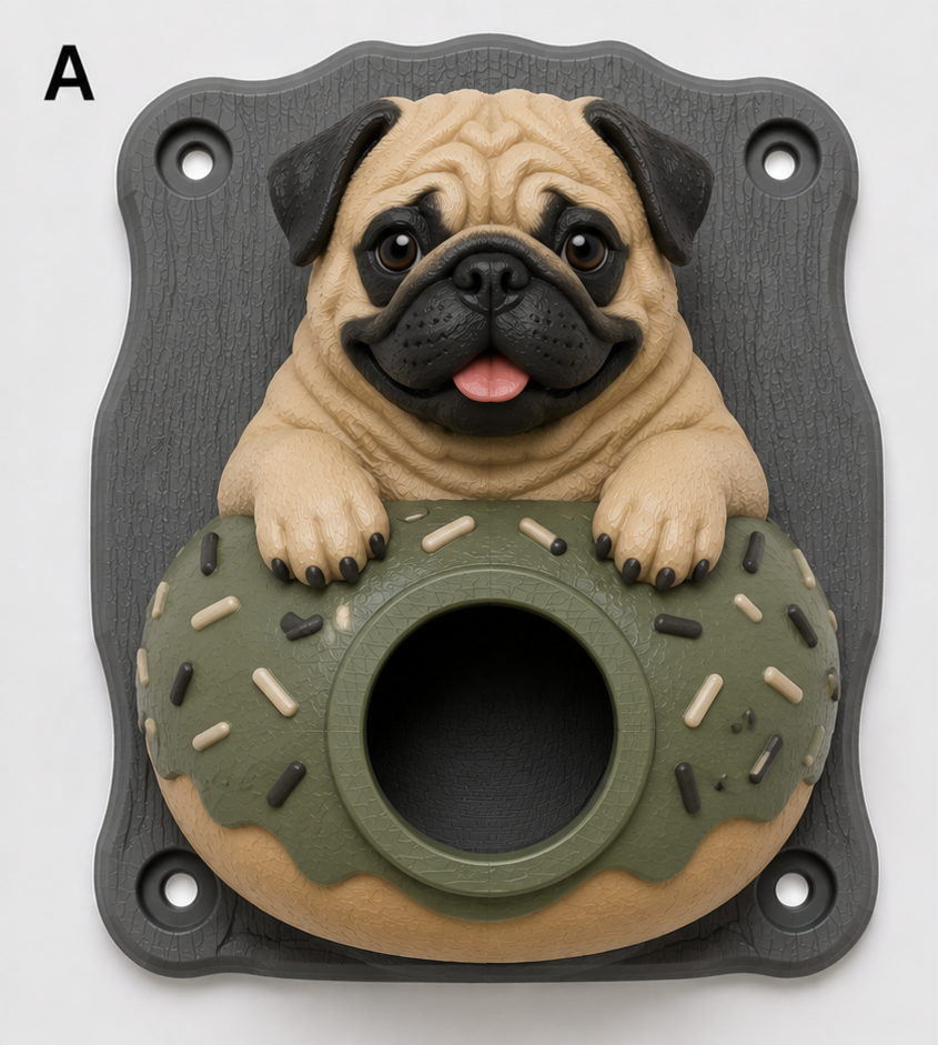 Pug EV Cable Holder – Doughnut Cushion