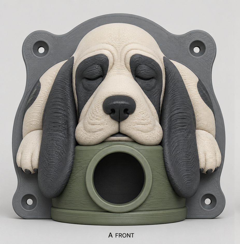 Basset Hound EV Cable Holder – Dog Bowl