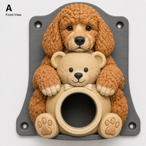 Cockapoo EV Cable Holder – Teddy Bear