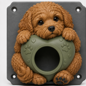 Cavapoo EV Cable Holder – Heart Cushion