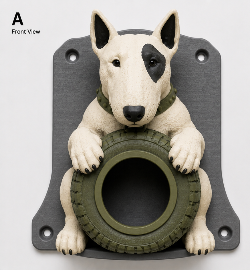 Bull Terrier EV Cable Holder – Tyre