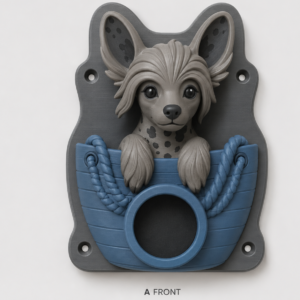 Chinese Crested EV Cable Holder β Beach Bag