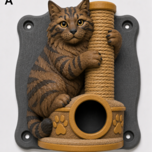 Tabby EV Cable Holder – Climbing a Scratching Post