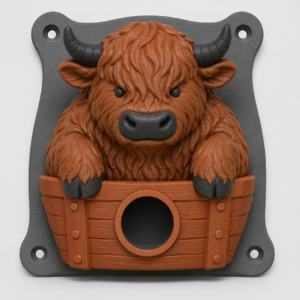 Highland cow EV Cable Holder