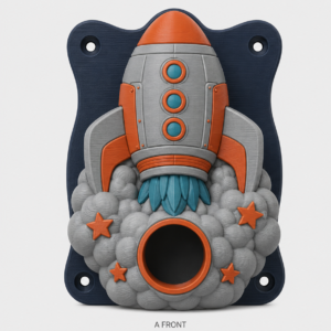 Retro Rocket EV Cable Holder