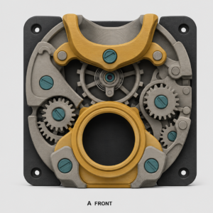 Excavator Final Drive EV Cable Holder