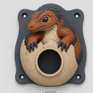 Velociraptor Hatchling EV Cable Holder