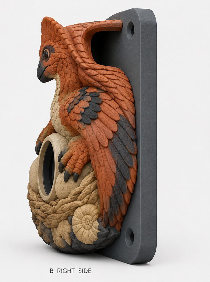 Oviraptor Nest EV Cable Holder - Image 2