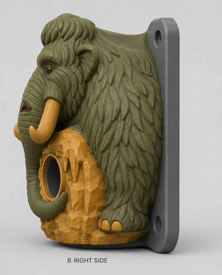Woolly Mammoth Ice Cave EV Cable Holder - Image 2