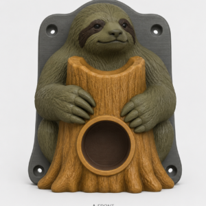 Giant Ground Sloth EV Cable Holder