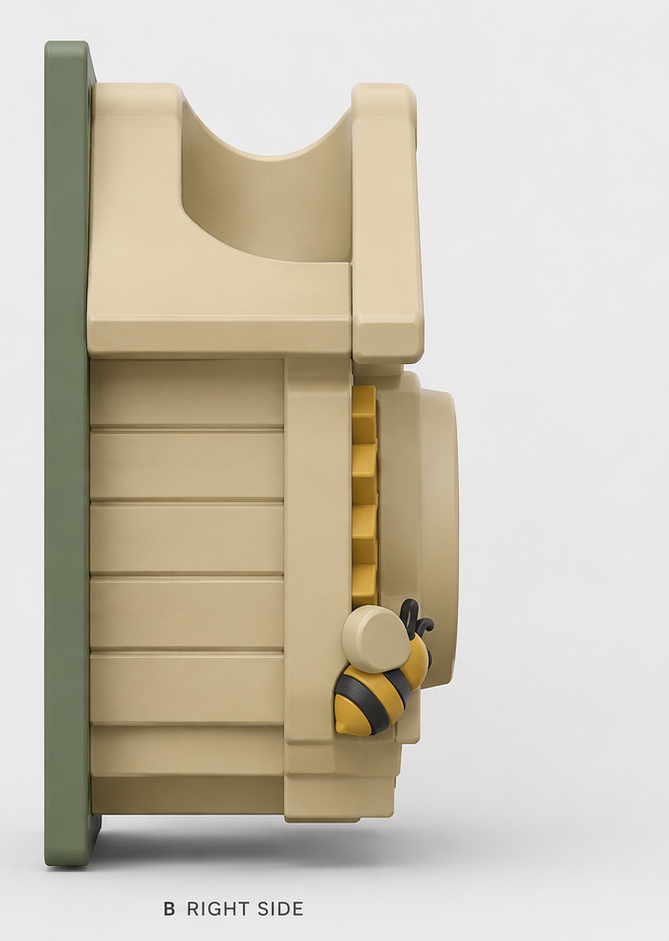 Beehive entrance with landing bees EV Cable Holder - Image 2
