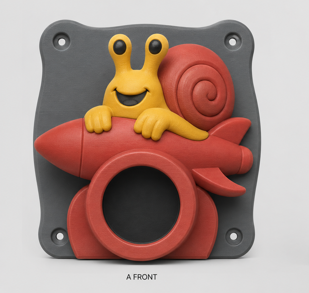 Original rocket-riding garden snail EV Cable Holder