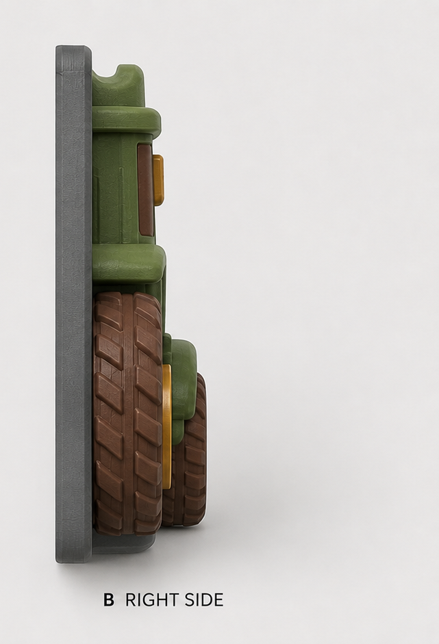 Modern field tractor with cab EV Cable Holder - Image 2