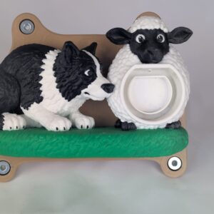 Border Collie EV Cable Holder – Sheep